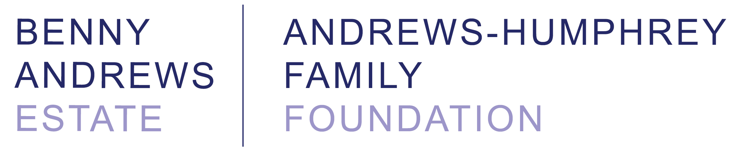 Benny Andrews Estate and the Andrews-Humphrey Family Foundation Logo